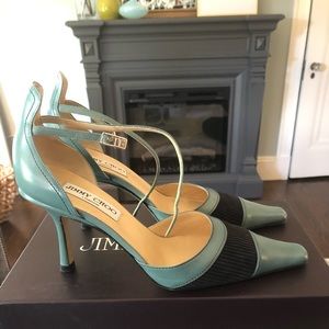 Jimmy Choo Blue Pumps